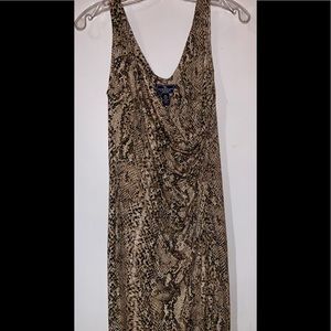 Women’s snakeskin dress size 10